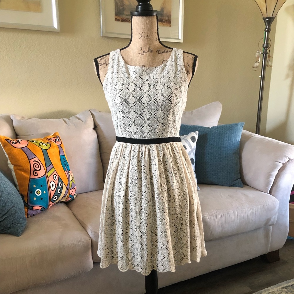 White lace dress from Forever21